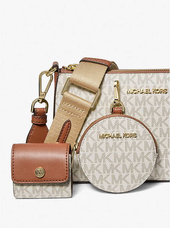 Michael Kors Jet Set Logo Crossbody Bag with Case for Apple Airpods Pr –  The Collections Boutique
